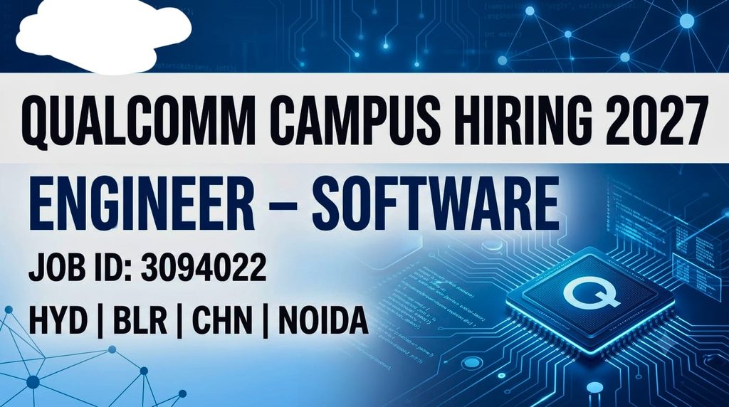 Qualcomm 2027 Campus Hire Engineer SW Recruitment – Eligibility, Qualification, Locations & How to Apply