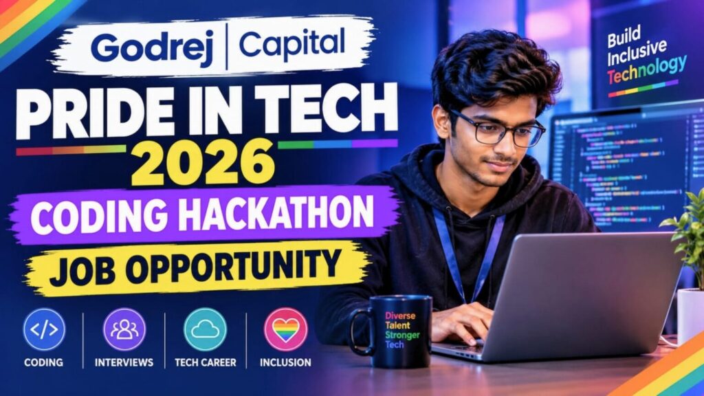 GODREJ CAPITAL
PRIDE IN TECH HACKATHON 2026
Challenge Ended | Eligibility | Selection Process